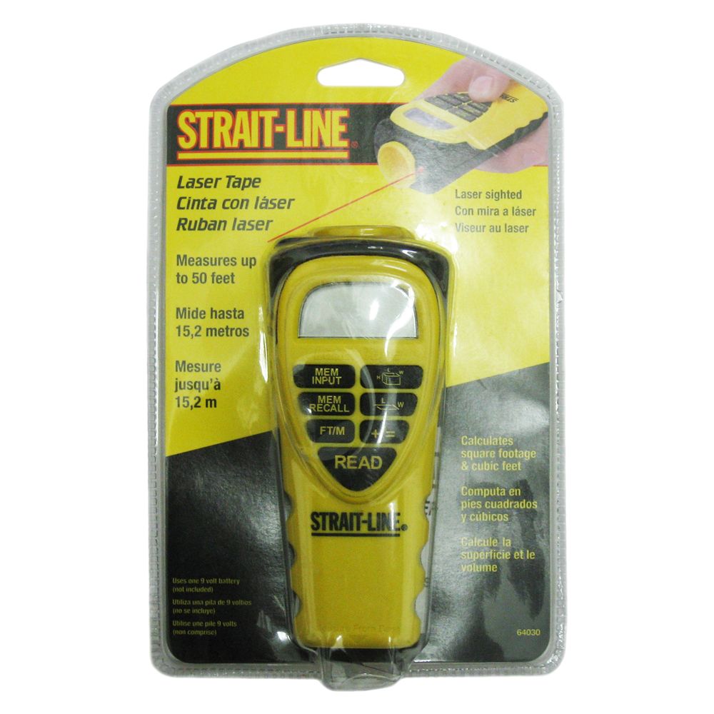 IRWIN 64030 StraitLine® 50' Laser Tape/Ruler 9V eBay